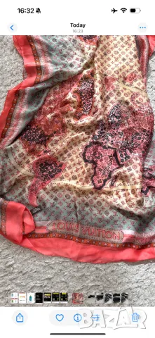 Шол Hermes Louis Vuitton LV, снимка 5 - Шалове - 38114041