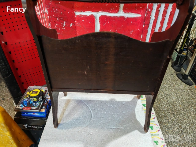 Стара поставка за вестници , снимка 10 - Антикварни и старинни предмети - 53047955