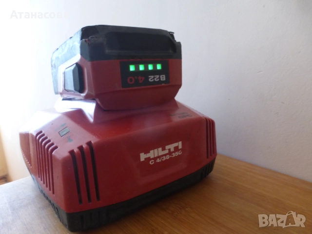 Бързо зарядно С 4/36-350 за батерии HILTI Хилти, снимка 12 - Други инструменти - 52938169