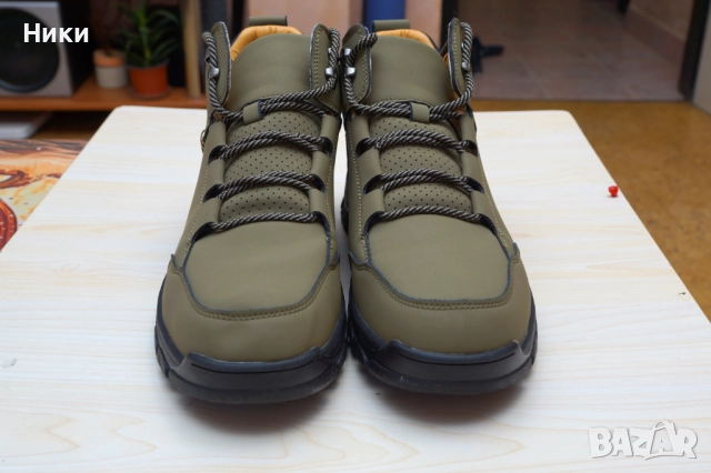 Продавам мъжки боти FLYLAND-кожа, снимка 3 - Мъжки боти - 52929312