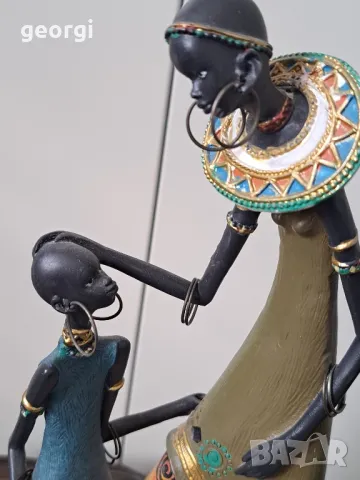 африканска фигура    18/3, снимка 2 - Статуетки - 49005533