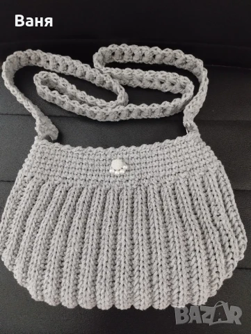 плетена дамска чанта, снимка 2 - Чанти - 51389420