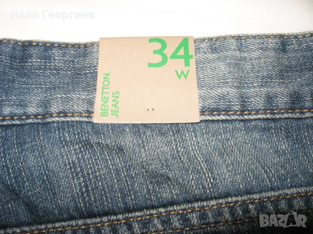 Нови къси дънки Бенетон, снимка 3 - Дънки - 18843811