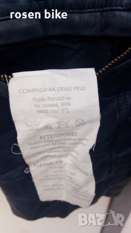 ''Compagnia Delle Pelli ''оригинално италианско кожено яке, снимка 9 - Якета - 28965338