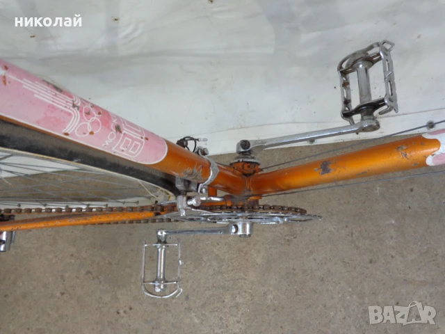 Ретро велосипед марка ХВЗ модел Старт-шосе Москва 1980 28 цола произведен през 1980 г в СССР, снимка 9 - Велосипеди - 50645743