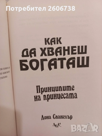 Да хванеш богаташ - Дона Спанглър, снимка 2 - Други - 52360353
