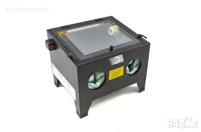 Пясъкоструйна кабина 90 л HAWEK, HW-1044, снимка 4 - Други инструменти - 43897744