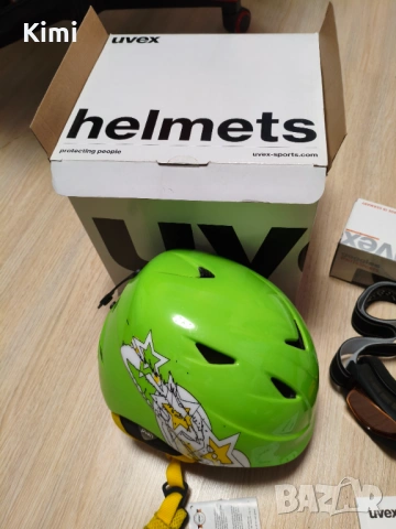 UVEX ски каска и ски маска., снимка 7 - Зимни спортове - 53518345