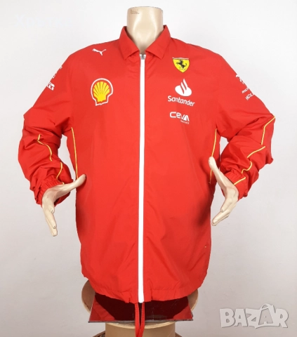 Puma Scuderia Ferrari F1 Team Coach - Оригинално мъжко яке р-р XL, снимка 5 - Якета - 52666741