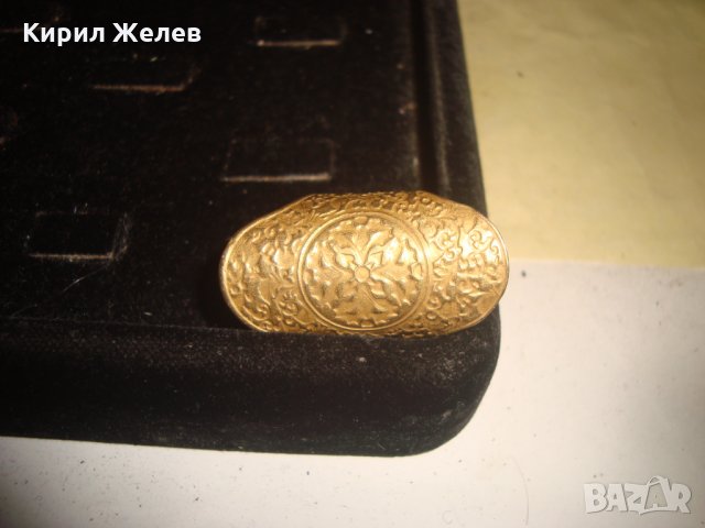 СТАРИНЕН КРАСИВО ОРНАМЕНТИРАН БРОНЗОВ ОРИЕНТАЛСКИ ПРЪСТЕН МАЙСТОРСКА ИЗРАБОТКА 21130, снимка 14 - Антикварни и старинни предмети - 32659284