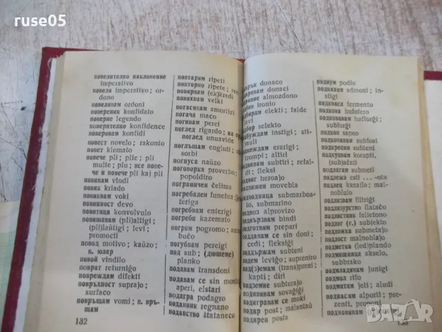 Книга "Българо-есперантски речник-Асен Григоров" - 196 стр., снимка 3 - Чуждоезиково обучение, речници - 48870269