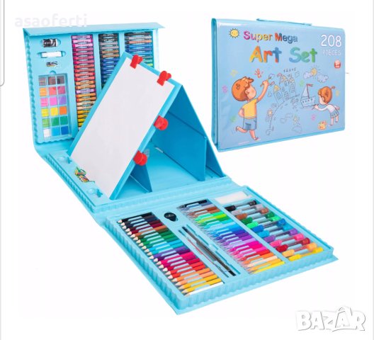Детски комплект за рисуване, кутия за съхранение от 208 части, снимка 12 - Образователни игри - 43064515