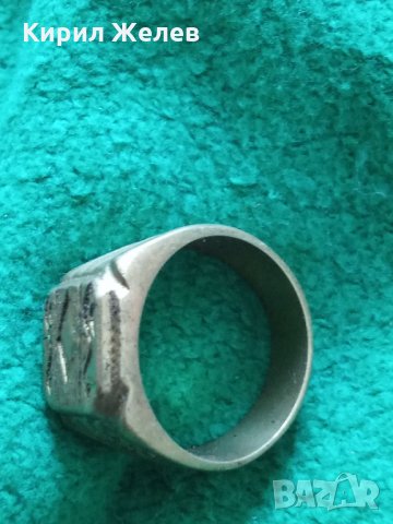 ПОЗЛАТЕН Пръстен стар бронзов МАЙСТОРСКА РЪЧНА РЕТРО ИЗРАБОТКА 21875, снимка 5 - Антикварни и старинни предмети - 33369527