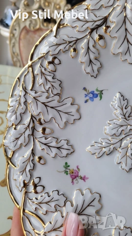 Колекционерска чиния Meissen , снимка 4 - Чинии - 53296381