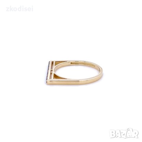 Златен дамски пръстен 1,72гр. размер:53 14кр. проба:585 модел:20427-2, снимка 3 - Пръстени - 43034670