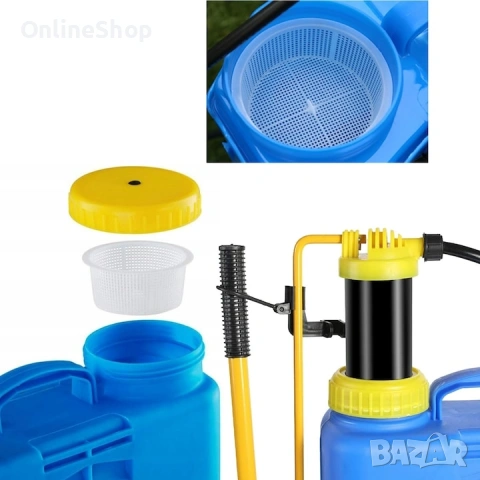 Ръчна градинска пръскачка 16 л — удобно и мощно пръскане с 4 бара, снимка 7 - Градинска техника - 53458131