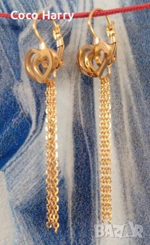 Уникални обеци медицинска стомана