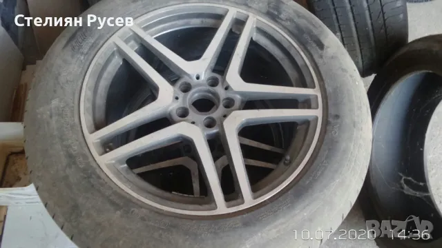 4бр алуминиеви джанти за mercedes GL 5 x 112 / 19 цола -цена 672лв реална цена 19 цола демонтирани о, снимка 9 - Гуми и джанти - 50048976