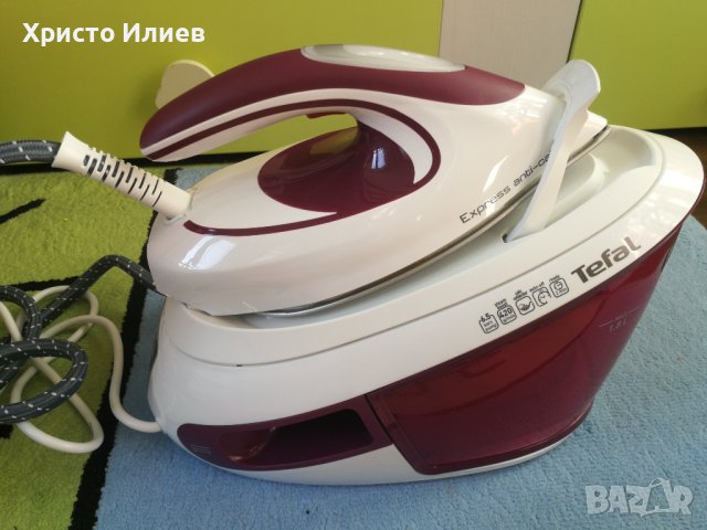 Парогенератор Tefal Express Anti-Calc SV8054 Парна станция Ютия на пара, снимка 8 - Ютии - 42971457