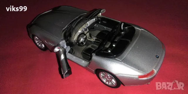 BMW Z8 Maisto Made in Thailand - Мащаб 1:24, снимка 3 - Колекции - 49303935