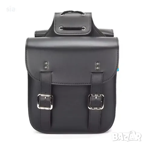 Дисаги за Мотоциклет, кожа, черни куфари за мотор, снимка 4 - Части - 49448259