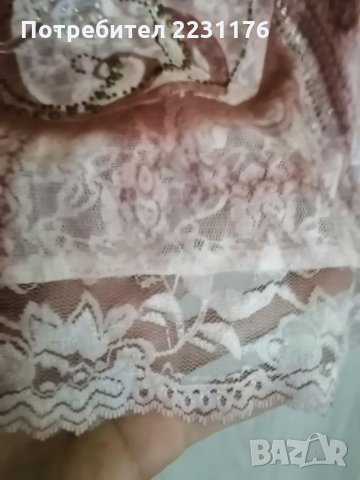 Дамска дантелена блуза, снимка 4 - Туники - 26322707