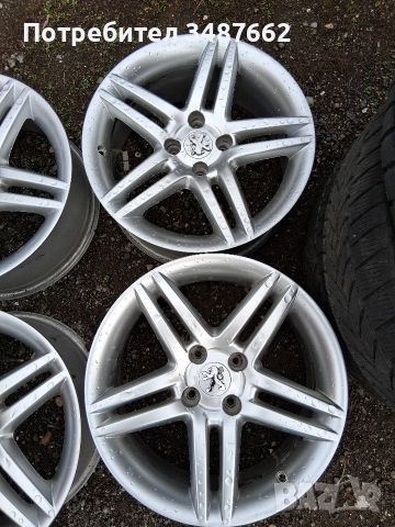 17цола оригинални за Пежо Ситроен 7J ×17 ет 17 4×108 ц.65.1 , снимка 2 - Гуми и джанти - 52545631