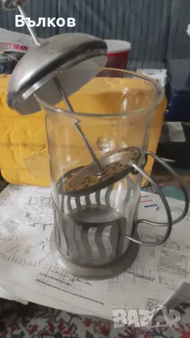 Стъклен стар чайник, снимка 4 - Съдове за готвене - 48267320