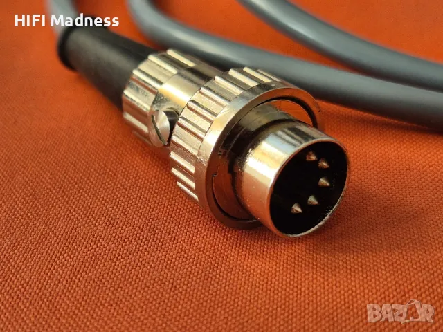 Naim Grey Interconnect Cable 5 Pin to 5 Pin DIN (180 Degree) Аудио кабел, снимка 7 - Ресийвъри, усилватели, смесителни пултове - 48517847