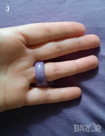 Масивен пръстен от АМЕТИСТ, снимка 7 - Пръстени - 40689026