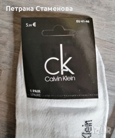 Чорапи Calvin Klein , снимка 2 - Мъжки чорапи - 43314365