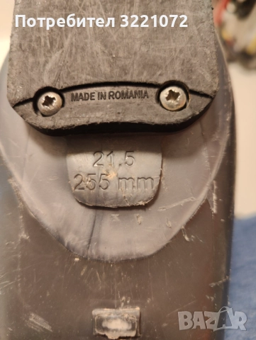 Детски ски (100 и 110 см) , ски-обувки (21 и 21.5) и щеки (90см), снимка 7 - Зимни спортове - 52771273