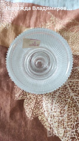 Стъклени свещници ретро , снимка 3 - Други - 40698555