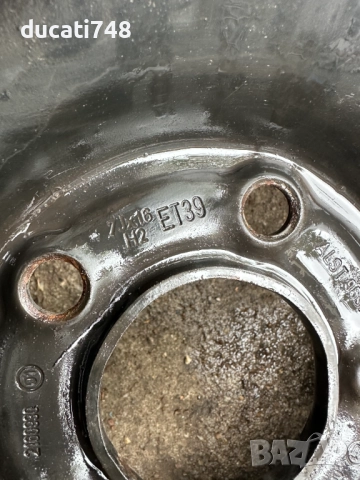 4бр. железни джанти 16" 5x112, 66.5 - Audi, VW Group, снимка 4 - Гуми и джанти - 51986787