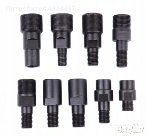 Комплект обратен чук за вадене на дюзи 40 части, снимка 7 - Куфари с инструменти - 53400275