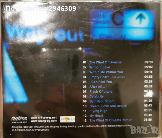 Сленг - Синьо(2000), снимка 2 - CD дискове - 39338397