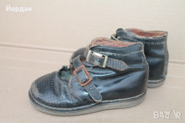 Детски обувки 1930-1940 та година, снимка 3 - Колекции - 53444999