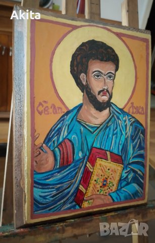 Икона на свети Лука, снимка 6 - Икони - 36820882