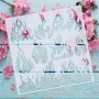 Огън пламък пожар стенсил шаблон спрей торта украса сладки Scrapbooking, снимка 3