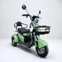Двуместна електрическа триколка blueElectric Pudding 1800W | 48V | 23Ah | OLIVE GREEN, снимка 1