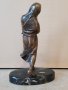 През бурята скулптура стил АРТ ДЕКО Франция 19 век бронз и слонова кост, снимка 7