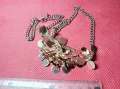 ЕФЕКТНА ЕТНО АРТ СТИЛ ЗЛАТИСТА ОГЪРЛИЦА КОЛИЕ 26959, снимка 8