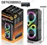 ПРОМО! Bluetooth Тонколона 2х4”, с микрофон и динамични RGB ефекти, снимка 6