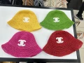 Chanel Плетена Плажна Лятна Шапка Шанел - Налични Различни Цветове Код E525, снимка 6