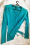 💚👠💚Дамска стилна и топла блуза "MISS TWO" с коланче в цвят тюркоаз-С,М,Л,ХЛ💚, снимка 7