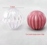 Кръг кълбо топка релефна пластмасова форма за направа на свещ свещи , снимка 1 - Форми - 37480303