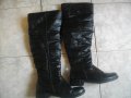 №37-Дамски Зимни Високи Ботуши-Кожа-С Вълна Вътре-Български-Ползвани-LEMAX, снимка 3