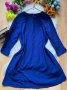Синя свободна рокля Асос, снимка 1 - Рокли - 43073175
