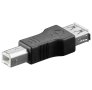 Преходник USB A-F -USB B-M, снимка 1 - Друга електроника - 40386619