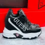 дамска чанта / раница и маратонки на платформа guess, снимка 5